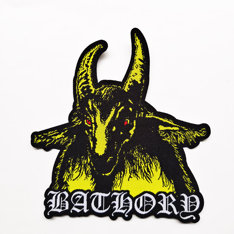 BATHORY 官方进口原版 Goat in old style 黄色 (Woven Patch)